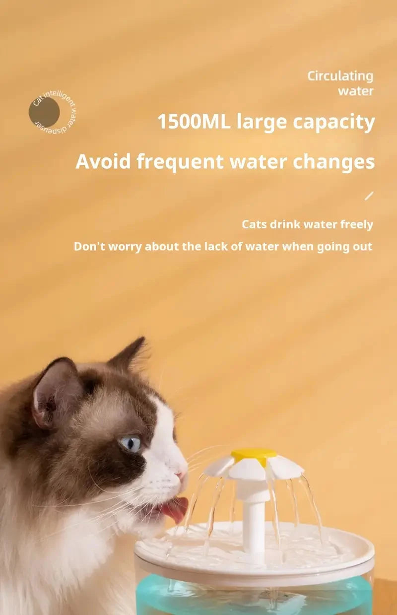 Protege los Riñones de tu gato: Agua Filtrada y Fresca las 24h
